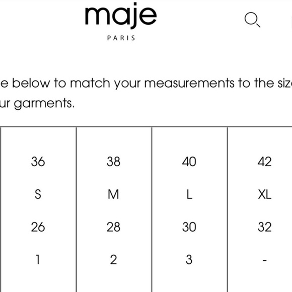 NWT Maje Asymmetric 2-1 Shirt Dress Size 1 - Picture 5 of 5